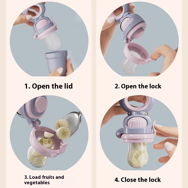Silicone Fruit Supplement Feeder
