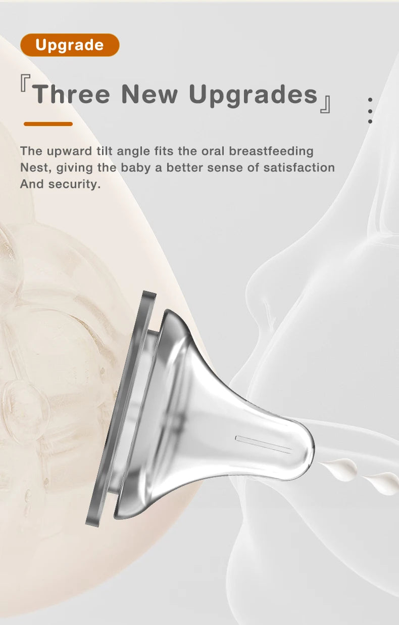 Newborn Glass Bottles 90/160ML Anti-Choke Baby Bottle Anti-flatulence Milk Feeding Bottles Infant BPA Free For 0-6Month